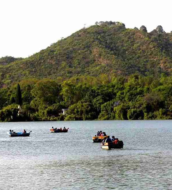 Mansar Lake Boating Jammu and kashmir