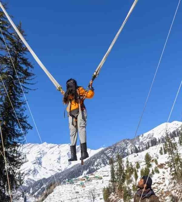 Bungee Rocket adventure activity offering an exciting high-speed outdoor experience for thrill seekers.